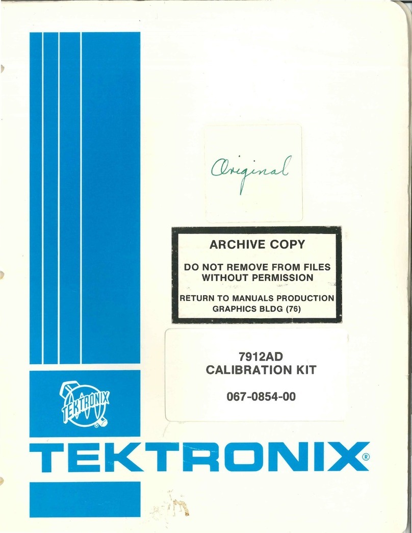 Tektronix 791AD Manual de usuario