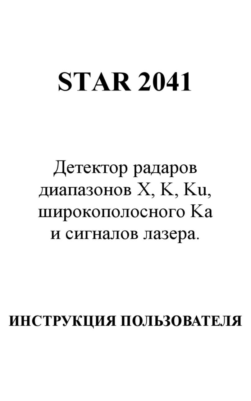 Star 2041 Manual de usuario