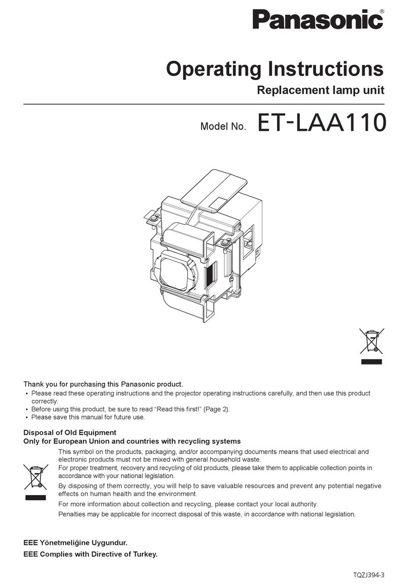 Panasonic ET-LAA110 Manual de usuario Panasonic ET-LAA110 Manual de usuario