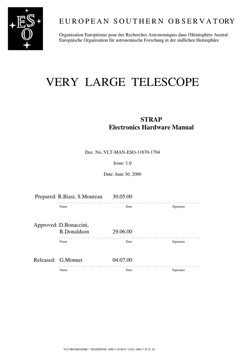ESO STRAP Manual de usuario