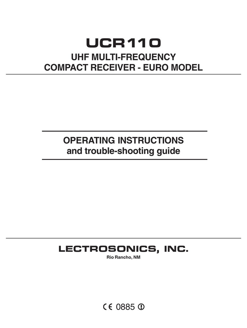 Lectrosonics UCR110 Manual de usuario