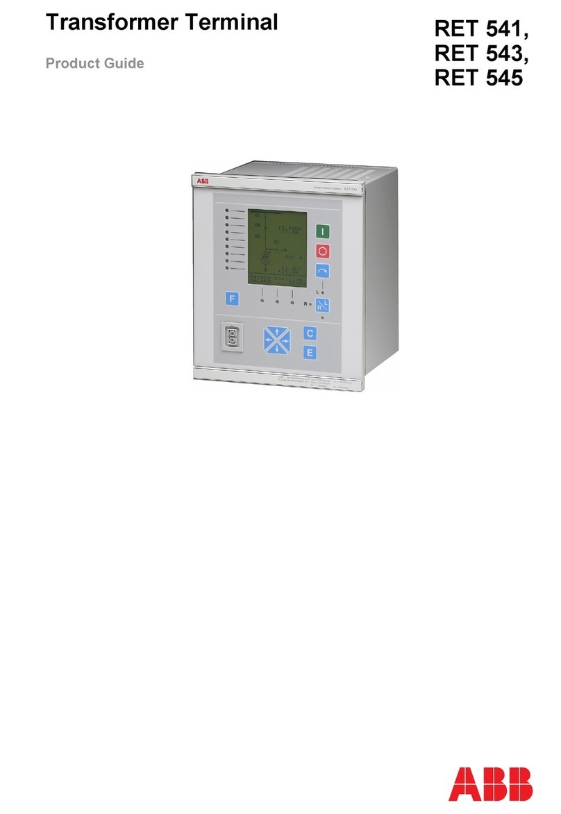 ABB RET 541 Manual de usuario
