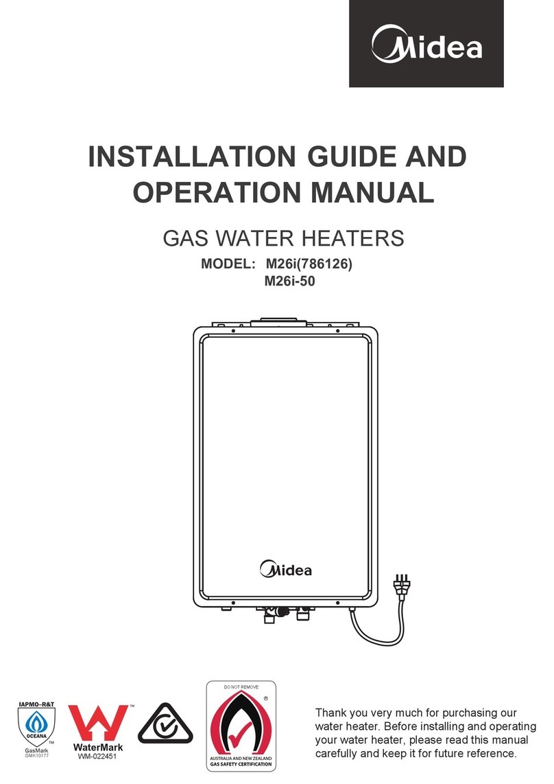 Midea M26i Manual de usuario