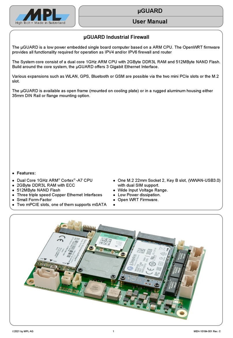 MPL mGUARD Manual de usuario MPL mGUARD Manual de usuario