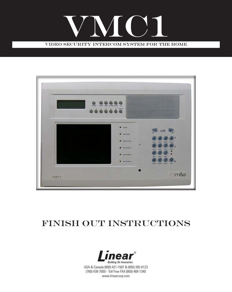 Linear M&S VMC1 Manual de usuario