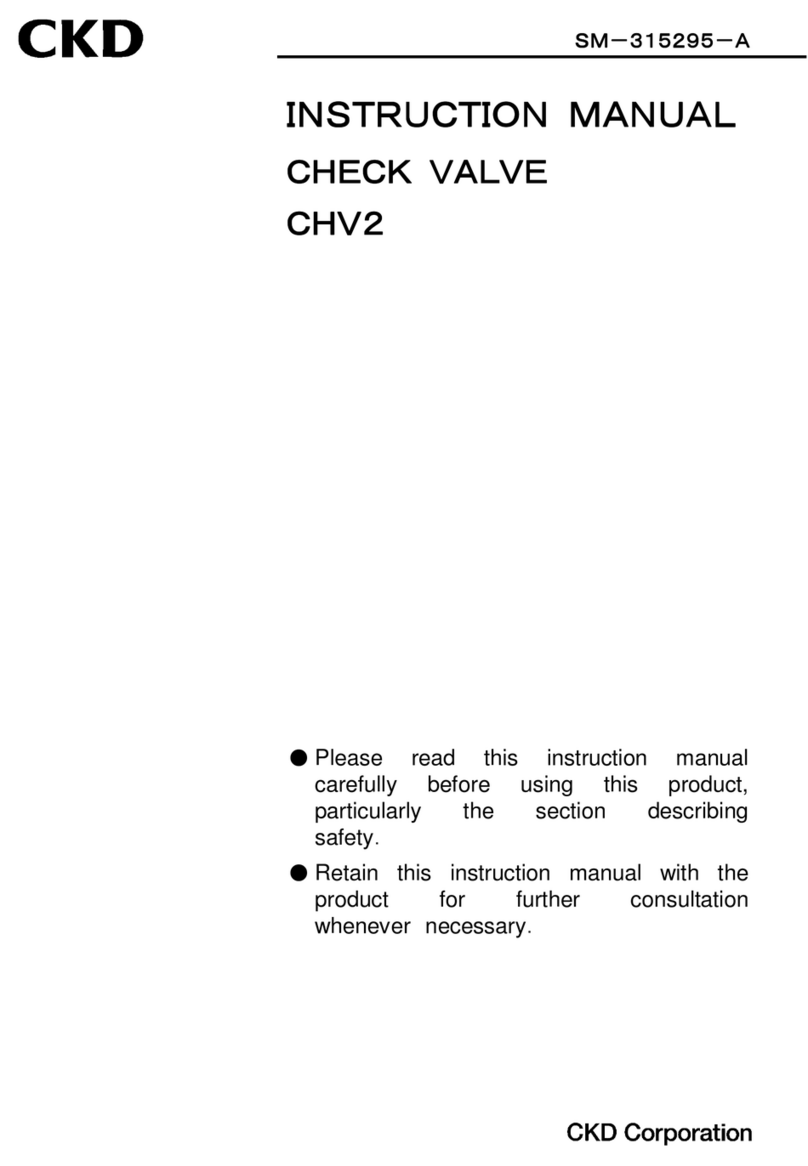 CKD CHV2 Manual de usuario