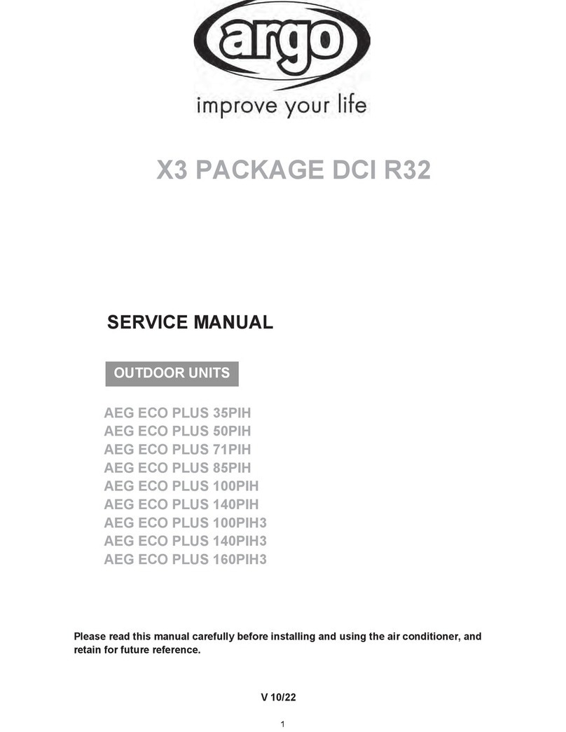 Argo AEG ECO PLUS 35PIH Manual de usuario