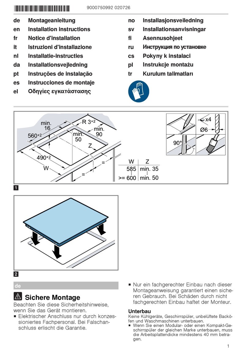 CONSTRUCTA CX3BS603 Manual de usuario