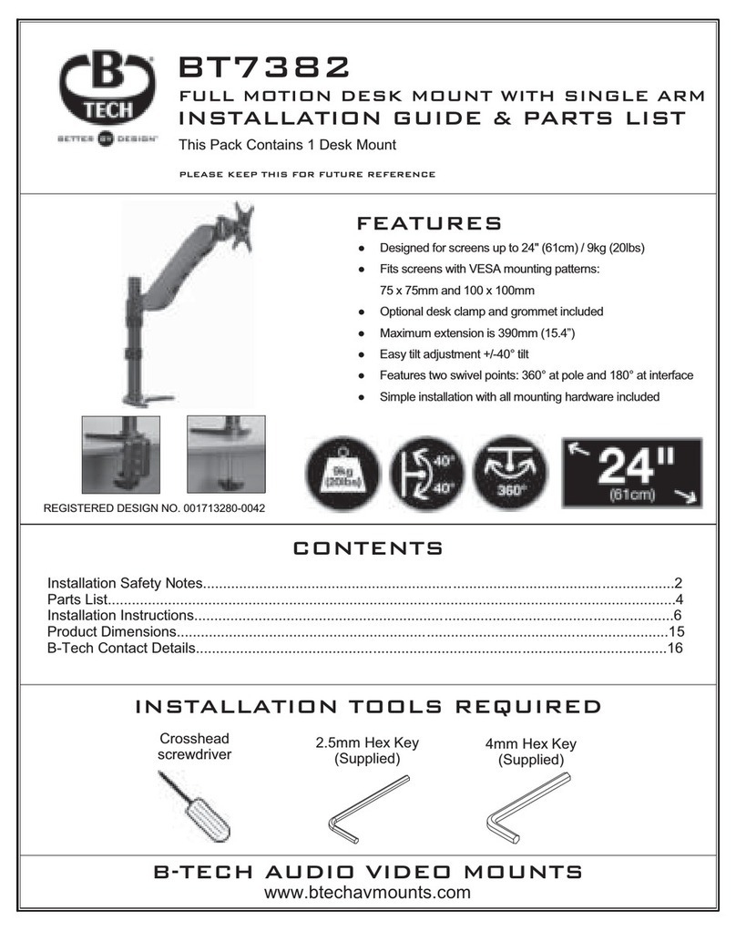 B-Tech BT7382 Manual de instrucciones