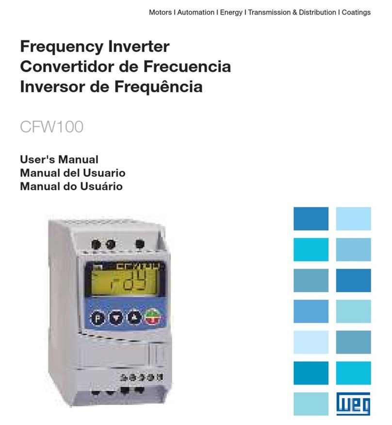 Weq CFW100 Manual de usuario Weq CFW100 Manual de usuario