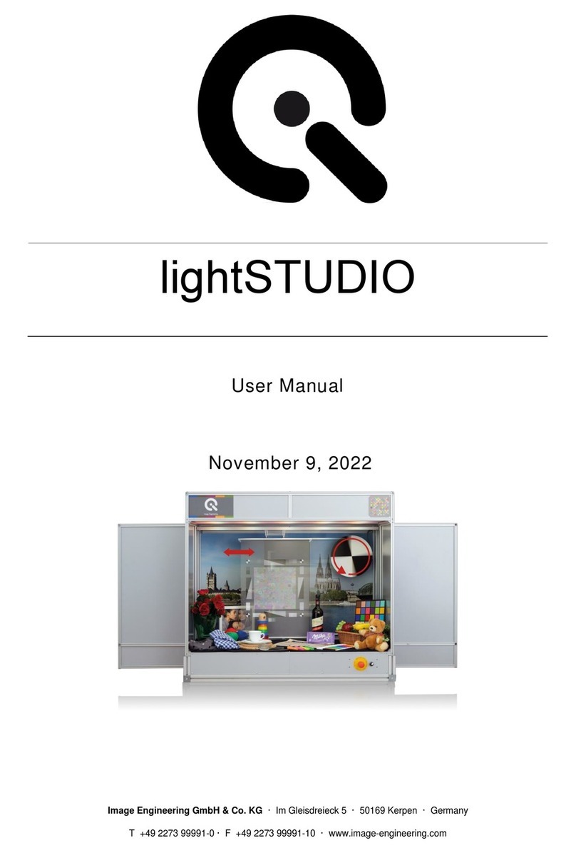 Image Engineering lightSTUDIO Manual de usuario