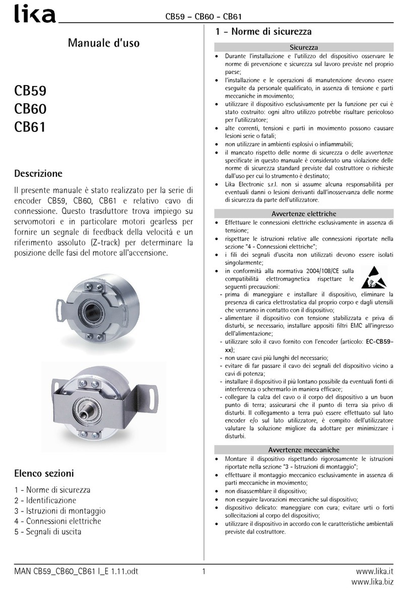 Lika CB59 Manual de usuario