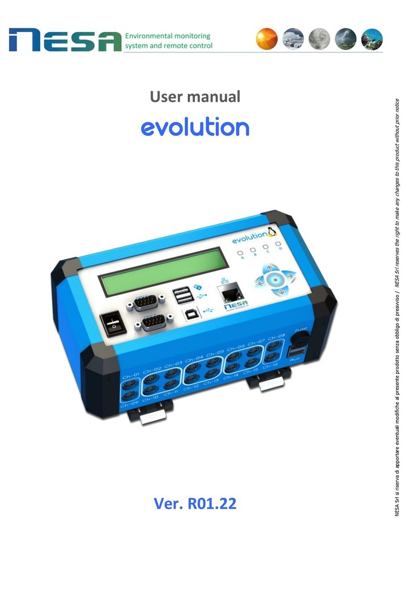 NESA evolution Manual de usuario