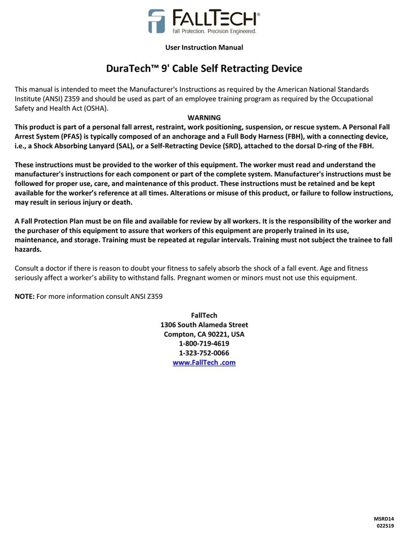 Falltech DuraTech 9 Manual del operador