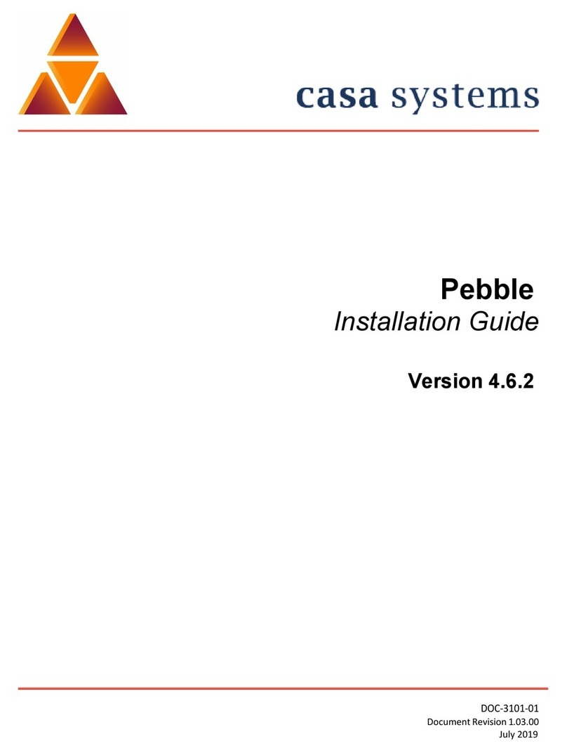 Casa Systems Pebble Manual de usuario