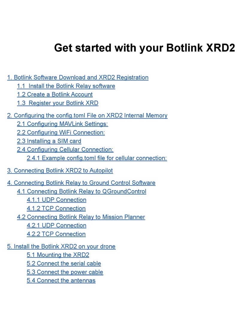 Botlink XRD2 Hoja de especificaciones