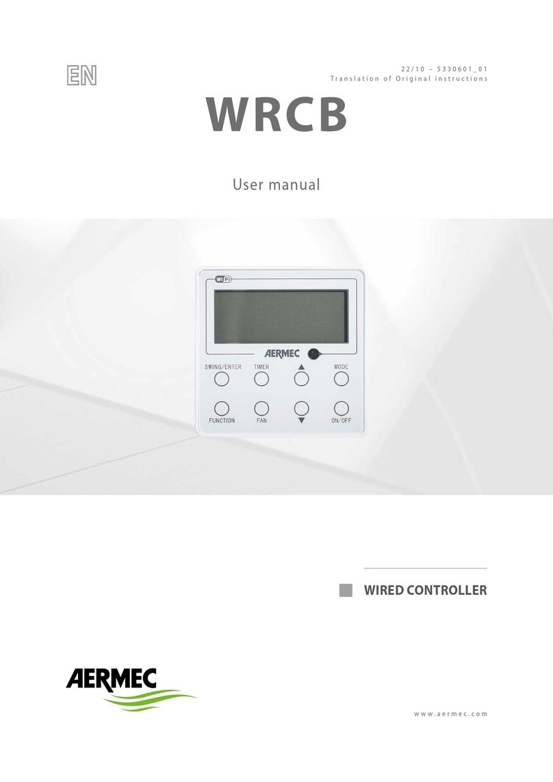 AERMEC WRCB Manual de usuario