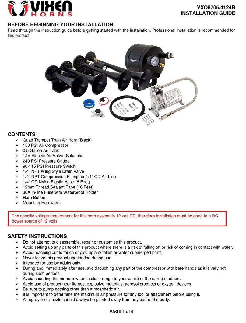 Vixen Horns VXO8705/4124B Manual de usuario Vixen Horns VXO8705/4124B Manual de usuario