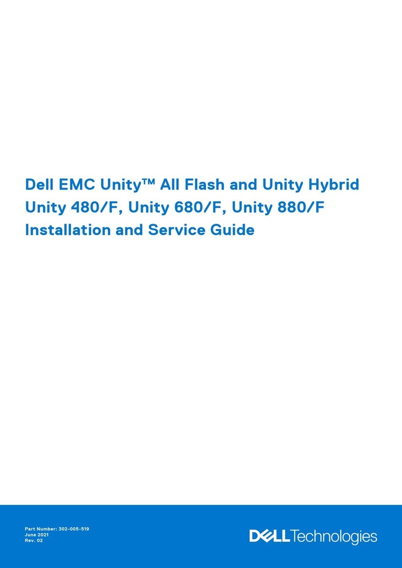Dell EMC Unity All Flash Instrucciones de instalación y mantenimiento