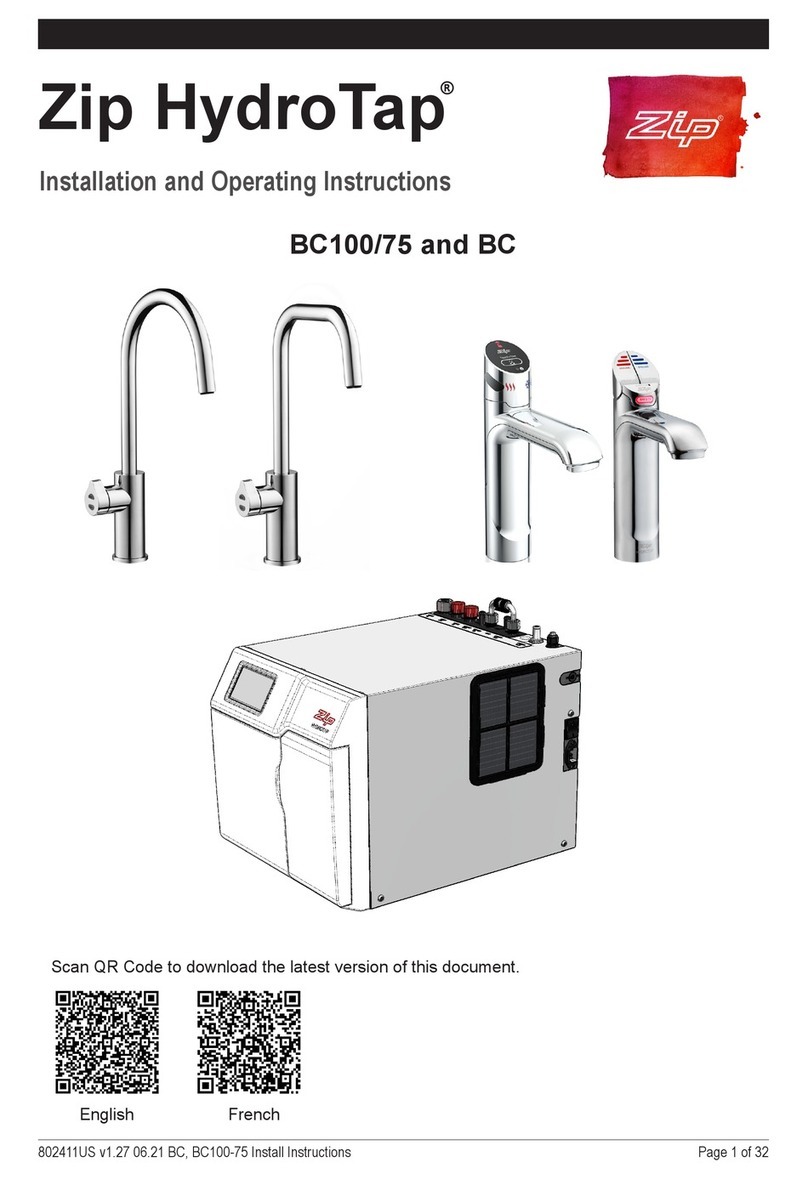 Zip HydroTap BC100/75 Manual de usuario