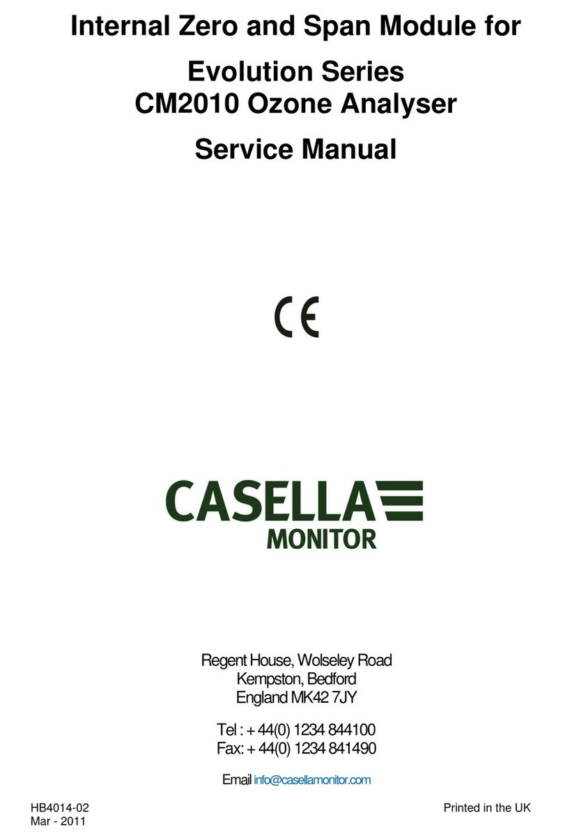 Casella Evolution CM2010 Manual de usuario