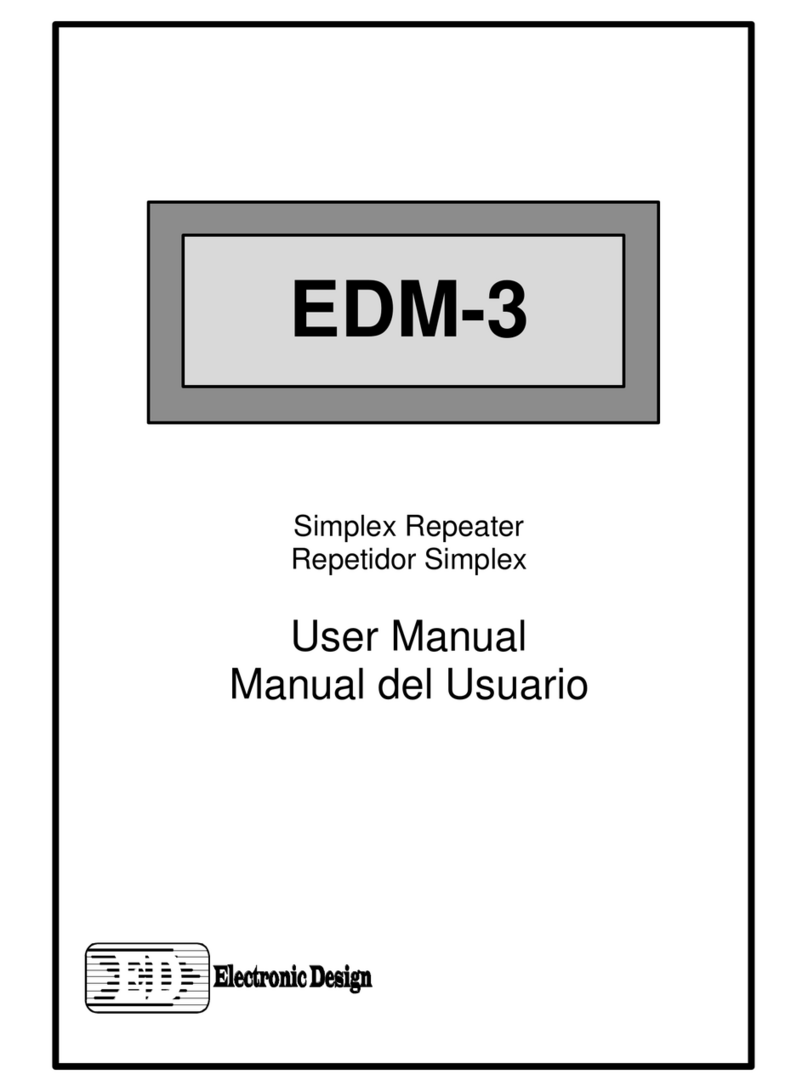 ED EDM-3 Manual de usuario ED EDM-3 Manual de usuario