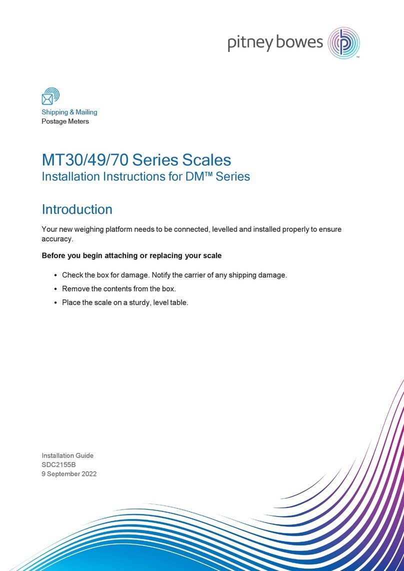 Pitney Bowes MT30 Series Manual de usuario