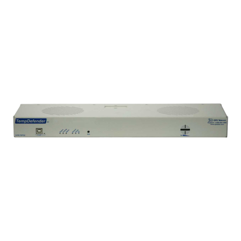 DPS Telecom TempDefender G2 Manual de usuario DPS Telecom TempDefender G2 Manual de usuario