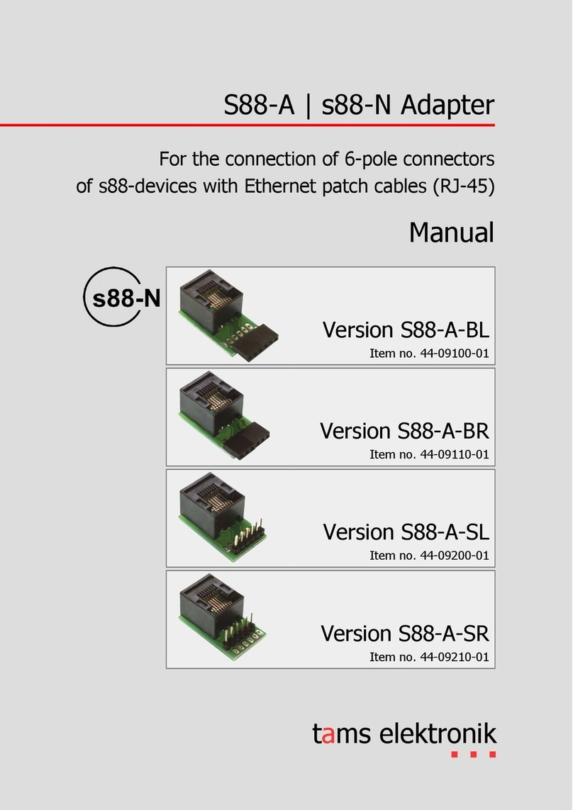 tams elektronik S88-A Manual de usuario