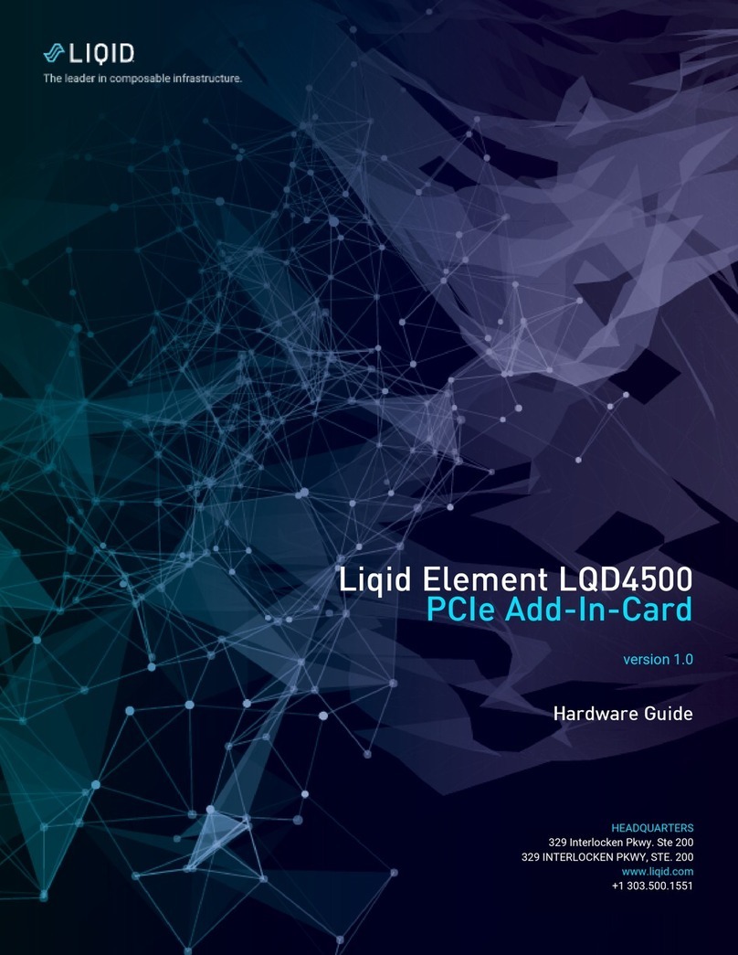 LIQID Element LQD4500 Instrucciones de instalación