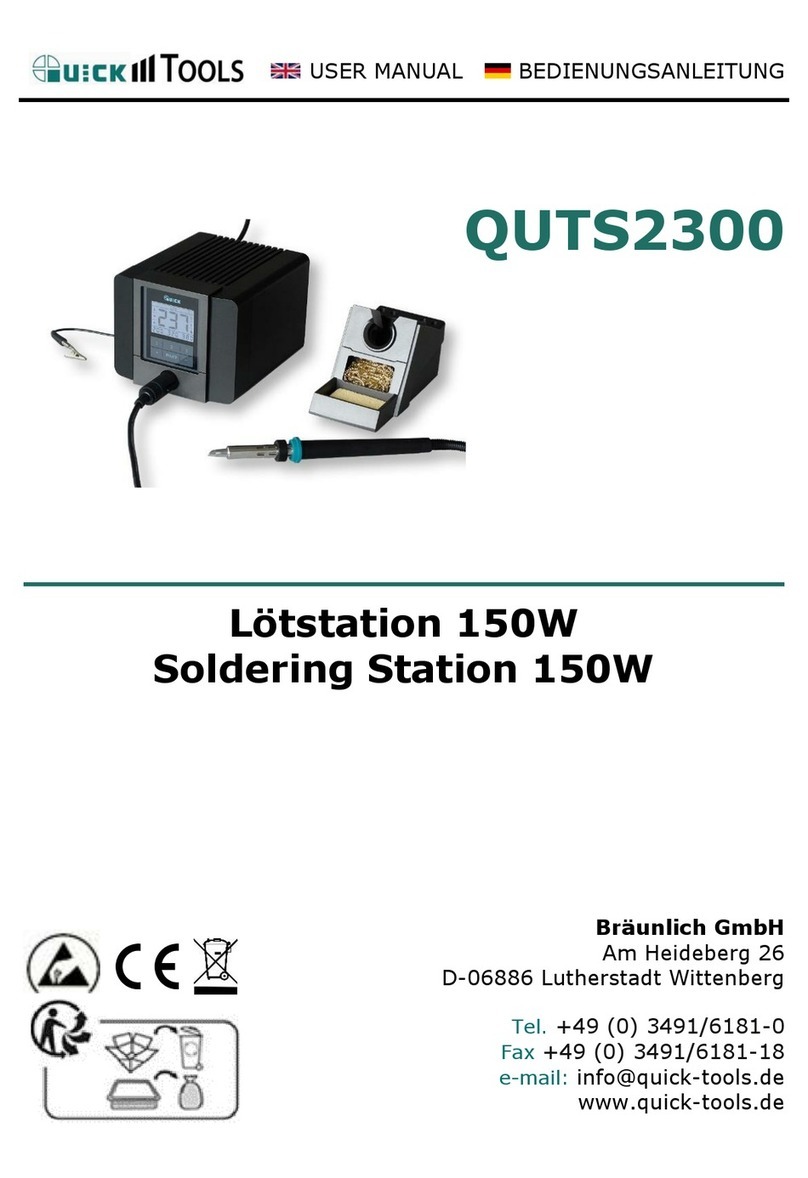 Quick Tools QUTS2300 Manual de usuario Quick Tools QUTS2300 Manual de usuario