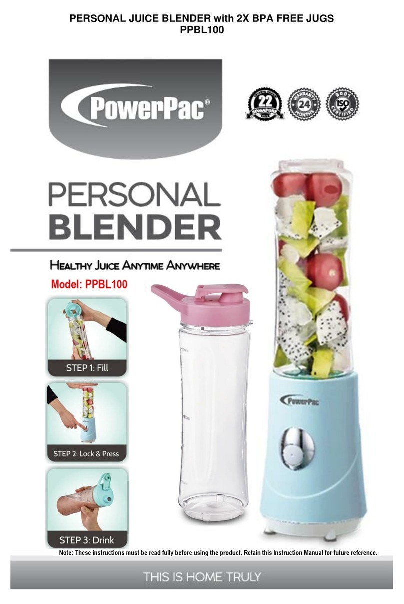 PowerPac PPBL100 Manual de usuario PowerPac PPBL100 Manual de usuario