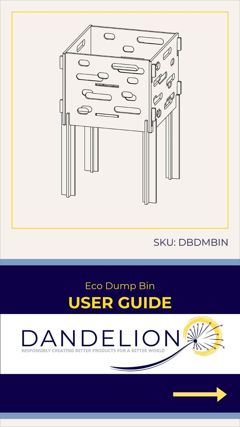 DANDELION DBDMBIN Manual de usuario
