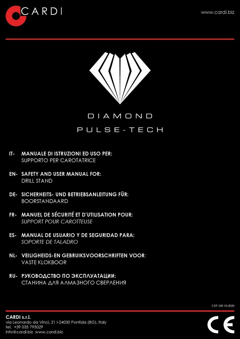Cardi Diamond Pulse-Tech Manual de usuario