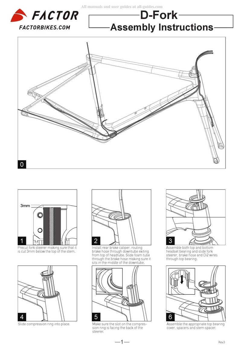 Factor D-Fork Manual de usuario