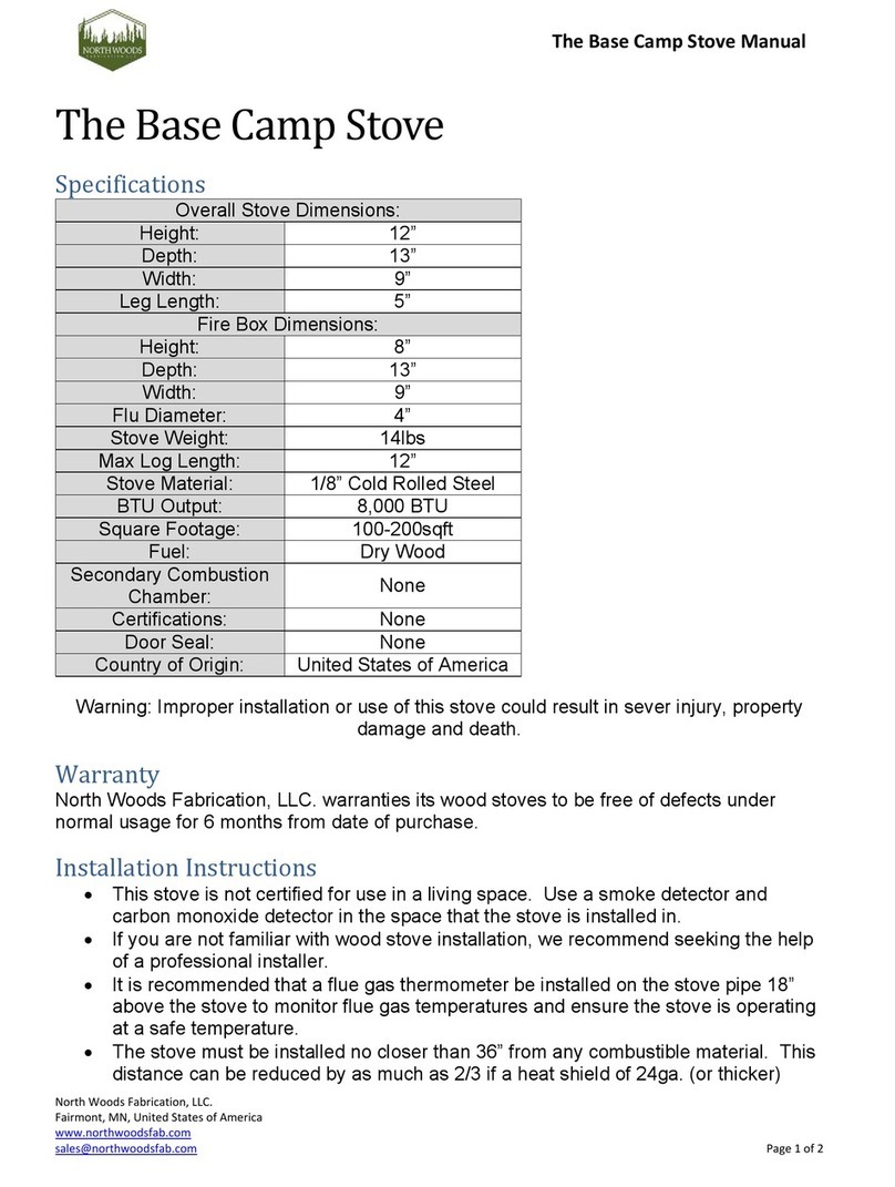 NORTHWOODS Base Camp Manual de usuario