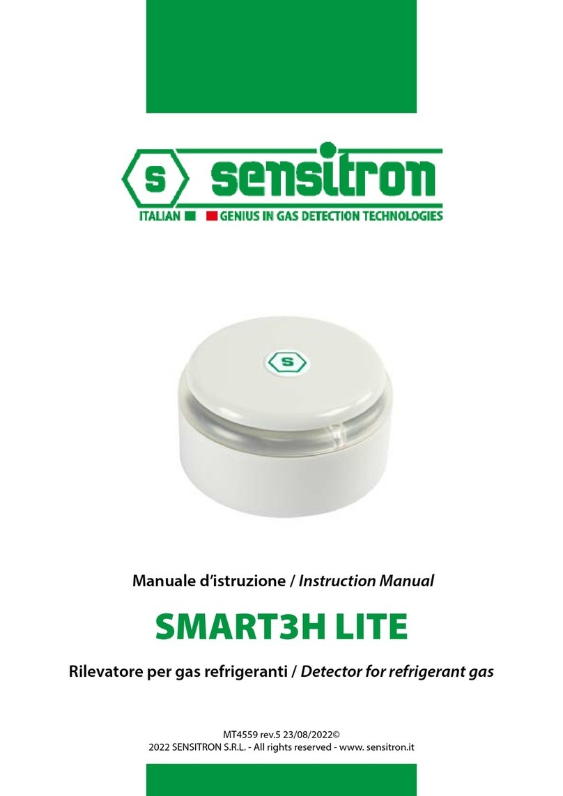 Sensitron SMART3H LITE Manual de usuario Sensitron SMART3H LITE Manual de usuario