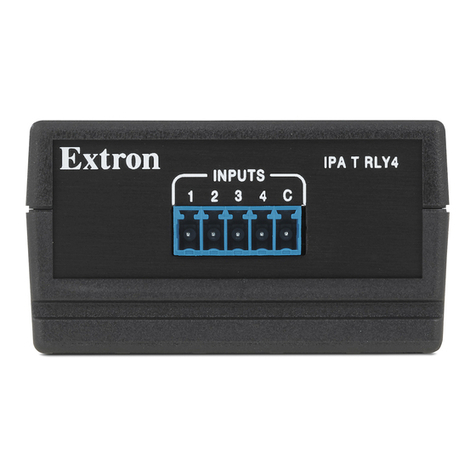 Extron electronics IPA T RLY4 Manual de usuario Extron electronics IPA T RLY4 Manual de usuario