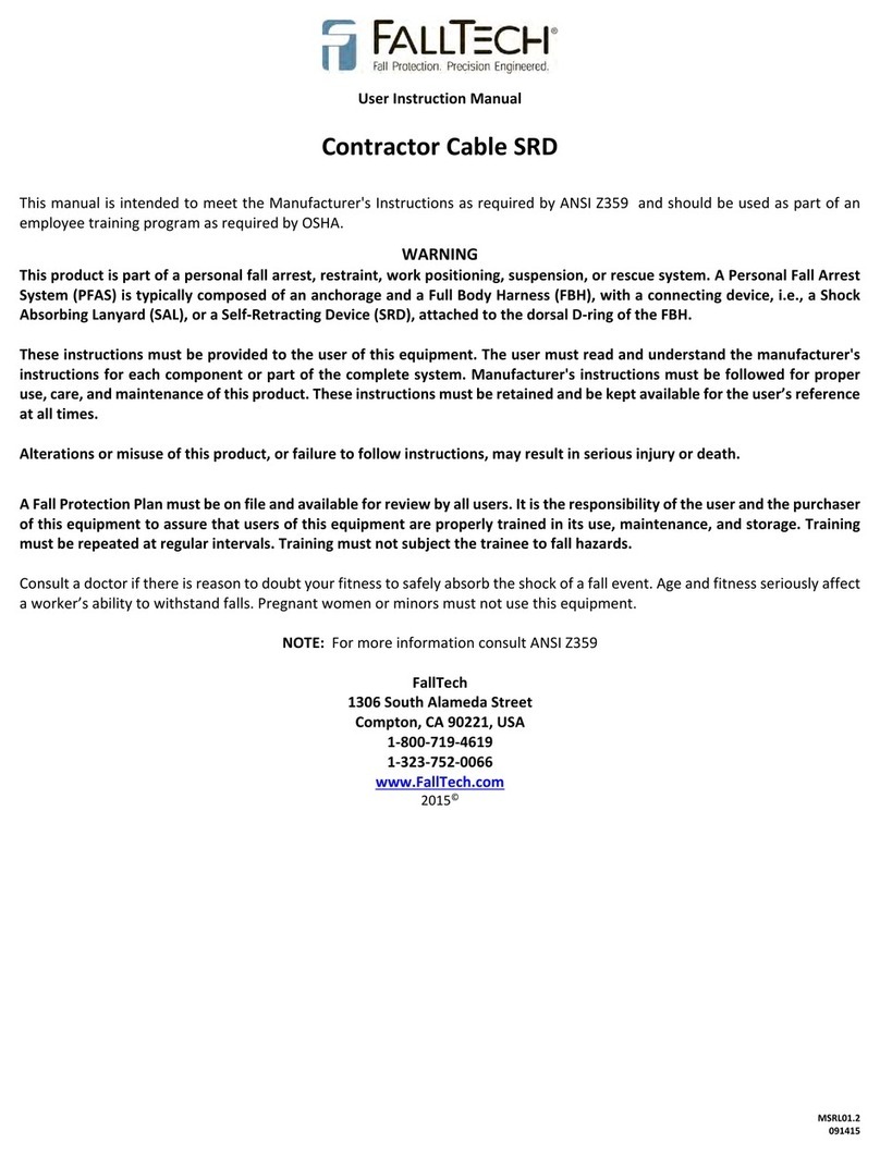 Falltech SRD Manual del operador