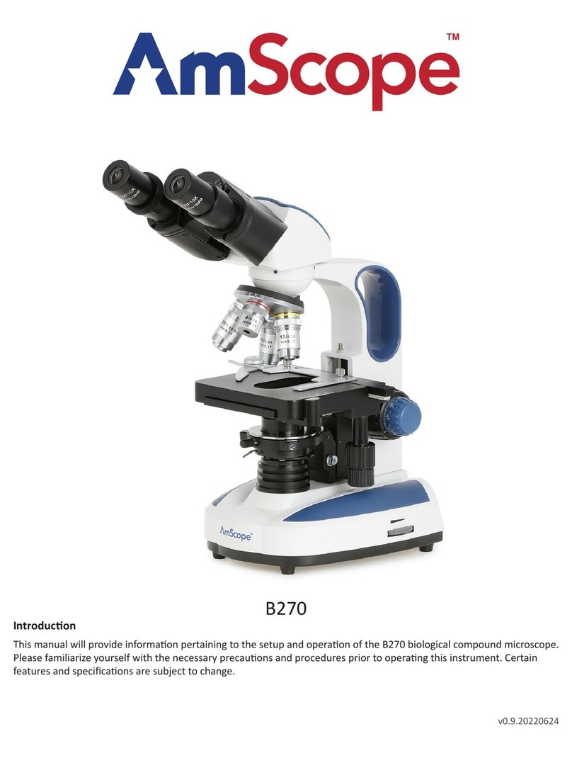 AmScope B270 Manual de usuario
