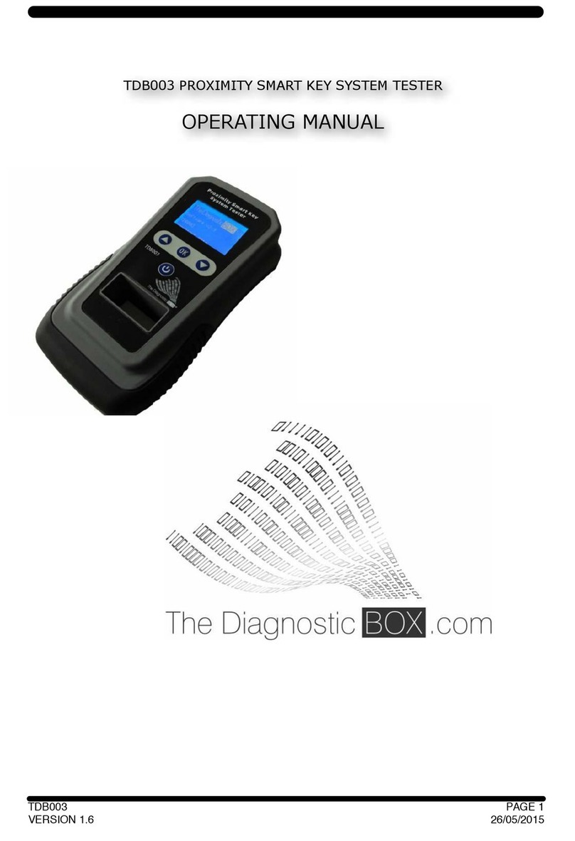 The Diagnostic Box TDB003 Manual de usuario