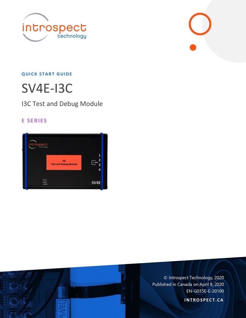 Introspect E Series Manual de usuario