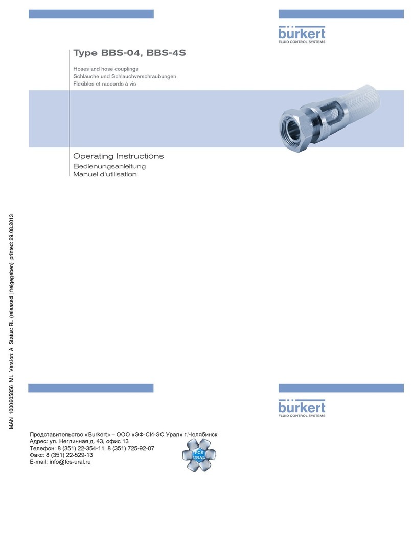 Burkert BBS-04 Manual de usuario Burkert BBS-04 Manual de usuario