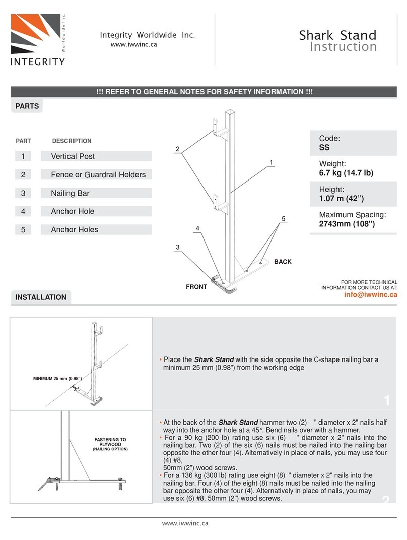 Integrity SS Manual de usuario Integrity SS Manual de usuario