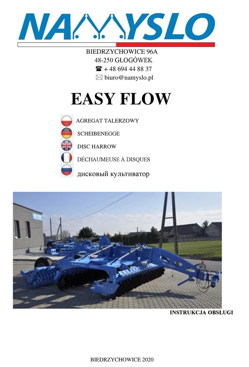 NAMYSLO EASY FLOW Manual de usuario