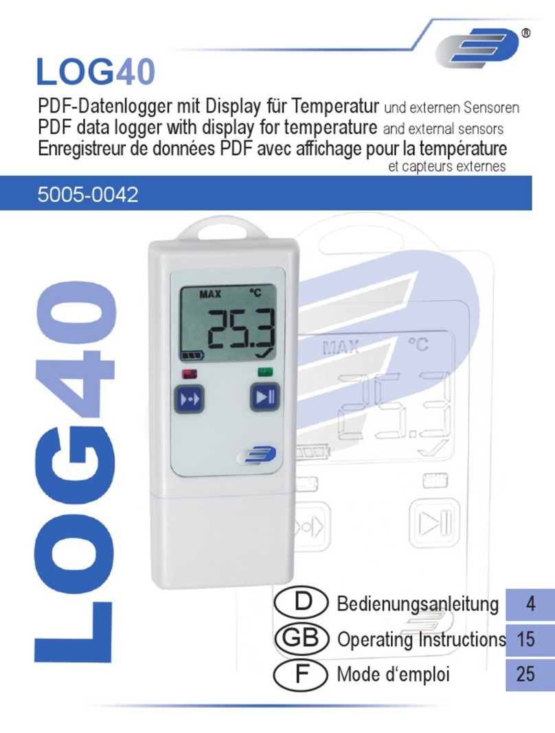 Dostmann Electronic LOG40 Manual de usuario Dostmann Electronic LOG40 Manual de usuario