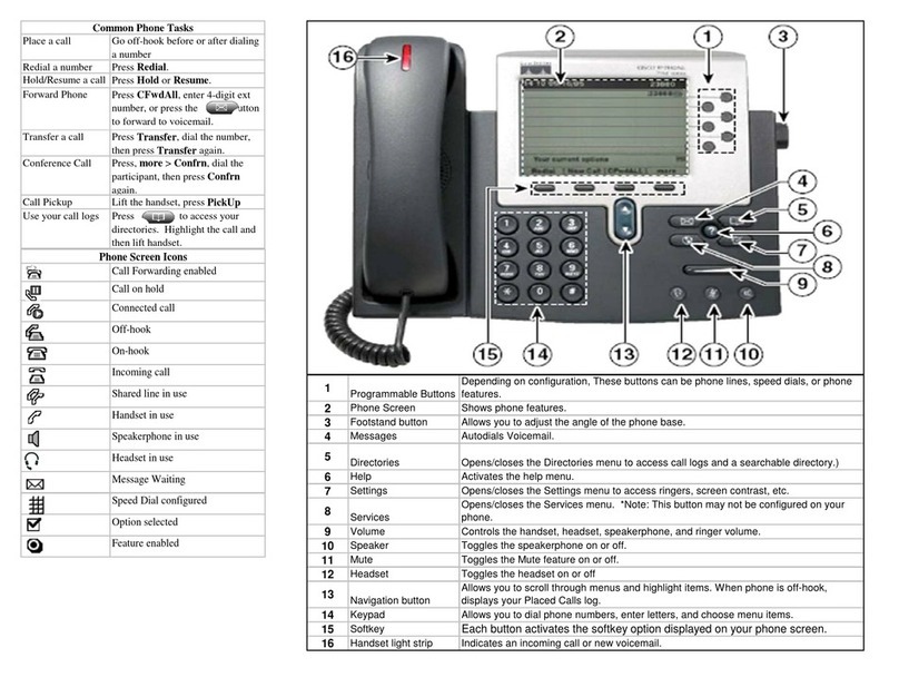 Cisco 7961 Manual de usuario