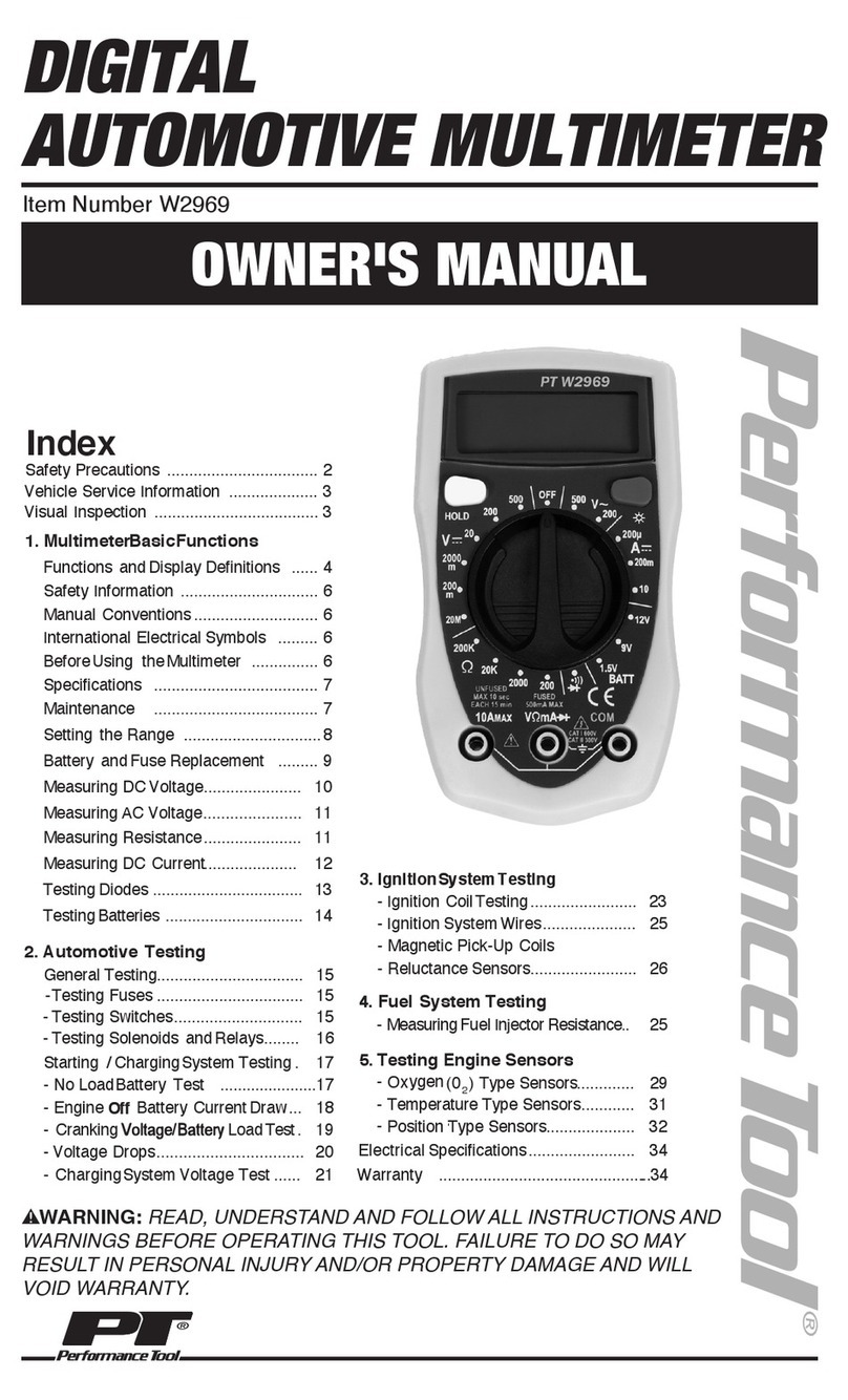 Performance Tool W2969 Manual de usuario