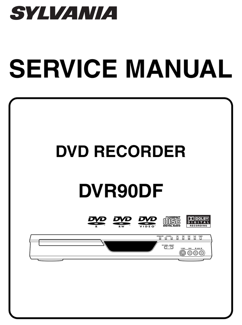Sylvania DVR90DF Manual de usuario