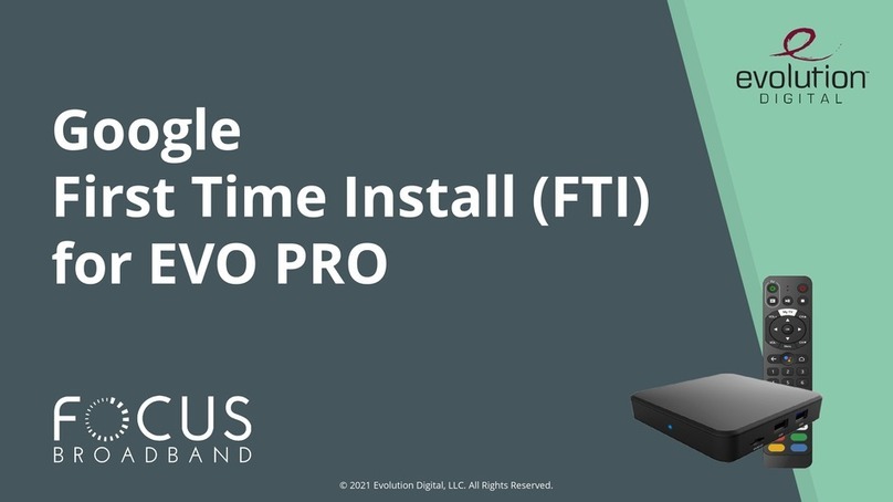 Evolution Digital EVO PRO Hoja de instrucciones